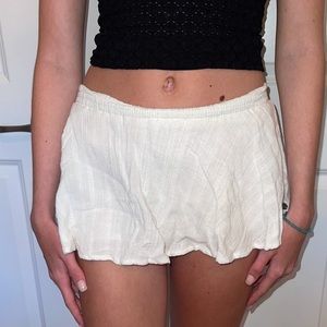 White Roxy Crop top or skirt 😂